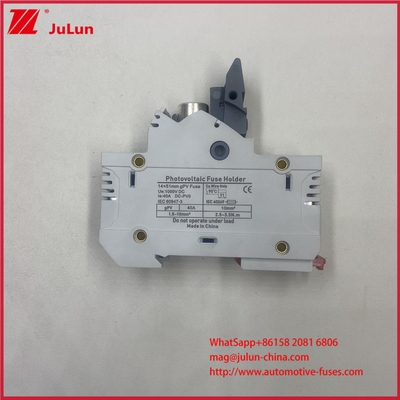 14 * 51mm gPV 1000VDC 50A FUSE حاملات فيوتوبولتيك الطاقة الشمسية الصلبة