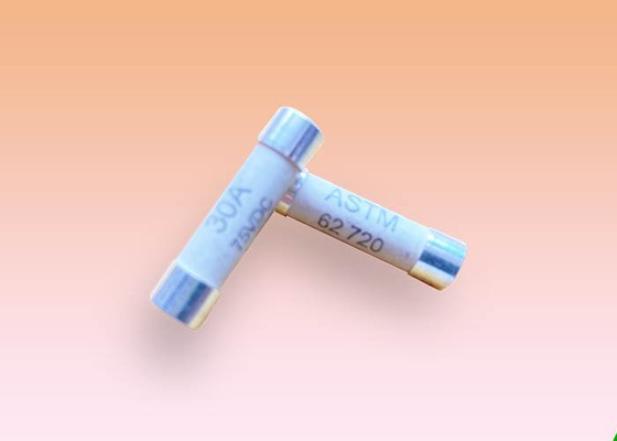 ارتفاع الوقت الحالي تأخير 63V 6x25mm أنبوب السيراميك الصمامات UL248-1 / UL248-14