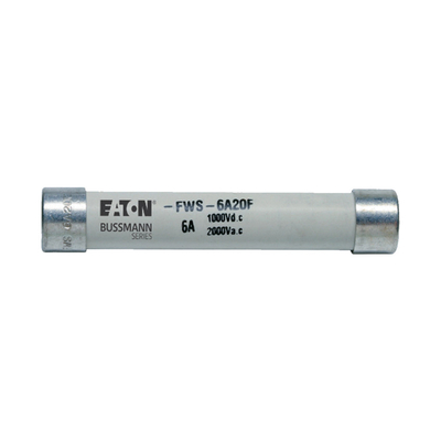 FWS Series Ceramic Tube Fuse 1250V / 1500V / 2000V مناسب لسائقي التيار المتردد الصغيرة